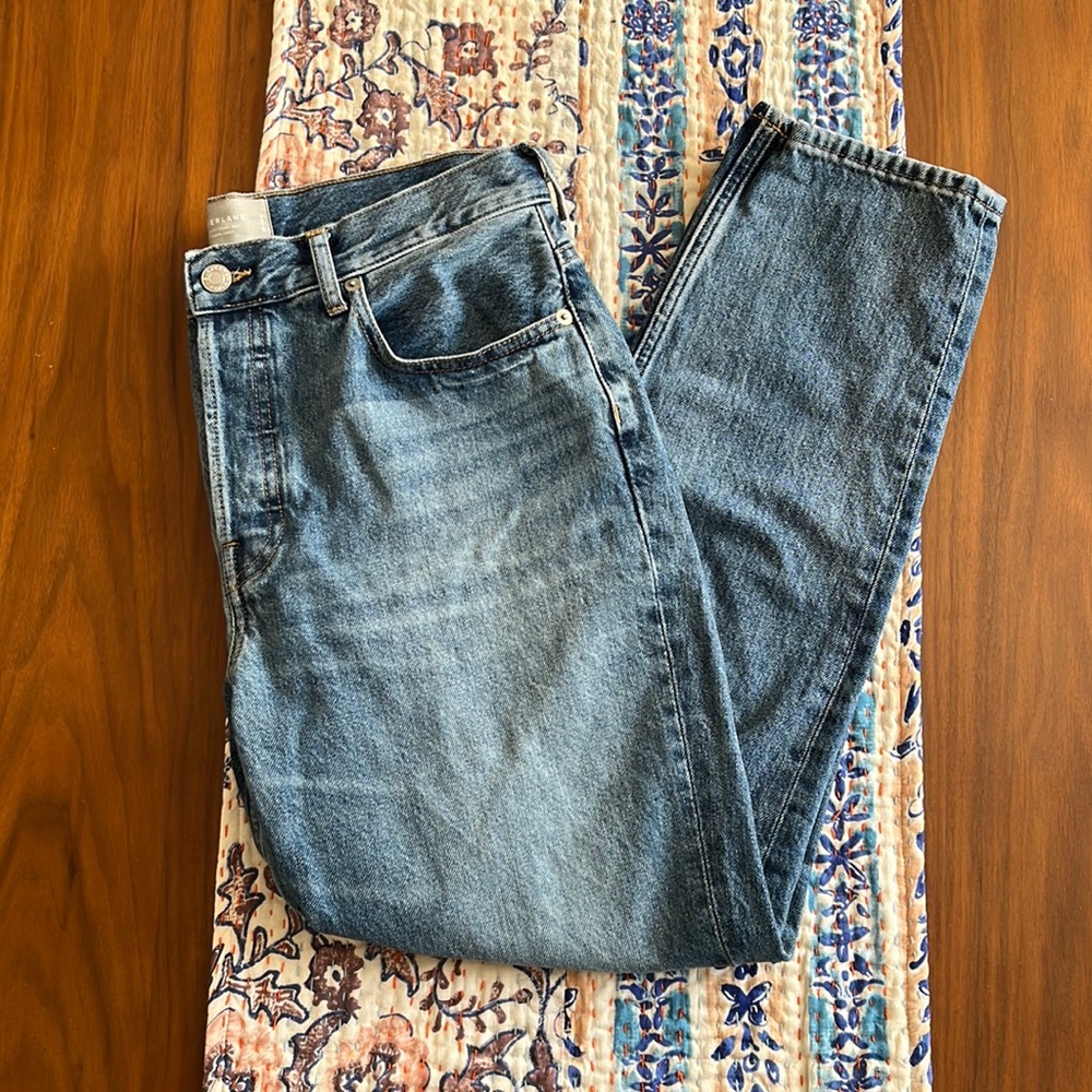 Everlane 90’s cheeky jean high rise button fly size 28 ankle